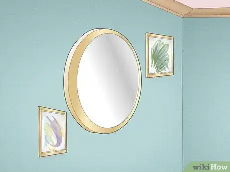 Immagine titolata Decorate Around a Round Mirror Step 1