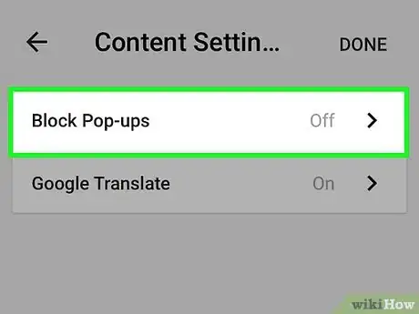 Immagine titolata Block Pop Ups on Chrome Step 5