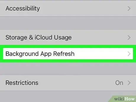 Immagine titolata Restrict Background Data on iPhone or iPad Step 3