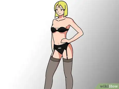 Immagine titolata Attach Thigh Highs to a Garter Belt Step 5