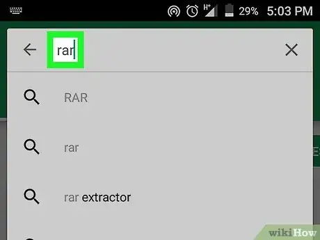 Immagine titolata Open RAR Files on Android Step 2