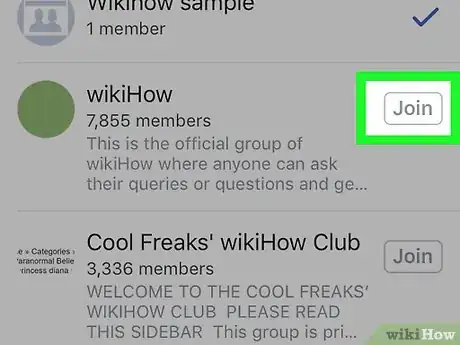 Immagine titolata Join Groups on Facebook Step 5