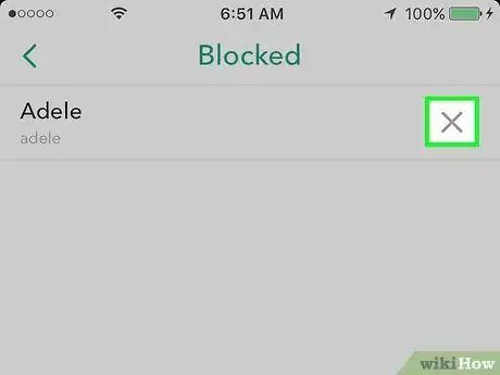 Immagine titolata Unblock Someone on Snapchat Step 5