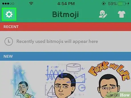 Immagine titolata Delete a Bitmoji Step 2