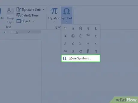 Immagine titolata Type the Pi Symbol Step 3