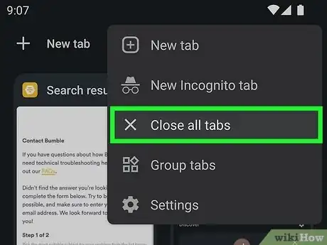 Immagine titolata Close All Open Tabs on Your Phone Step 3