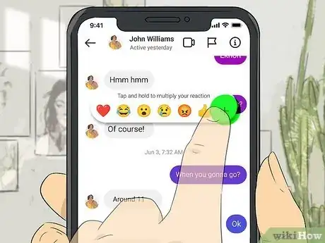 Immagine titolata React to Messages on Instagram Step 7