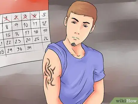 Immagine titolata Tell if a Tattoo Is Infected Step 1