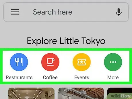 Immagine titolata Search Nearby on Google Maps on Android Step 3