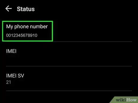 Immagine titolata Find Your Phone Number on Android Step 8