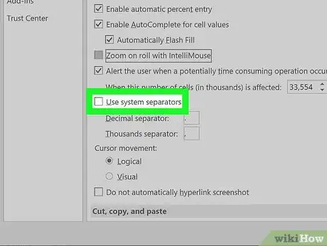 Immagine titolata Change a Comma to Dot in Excel Step 10