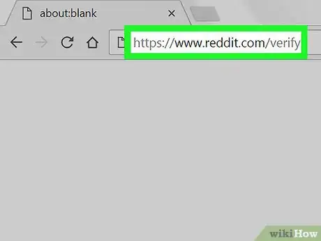 Immagine titolata Verify Email on Reddit Step 1