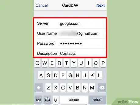 Immagine titolata Transfer Contacts from Android to iPhone Step 3