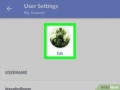 Immagine titolata Change Your Discord Profile Picture on Android Step 5