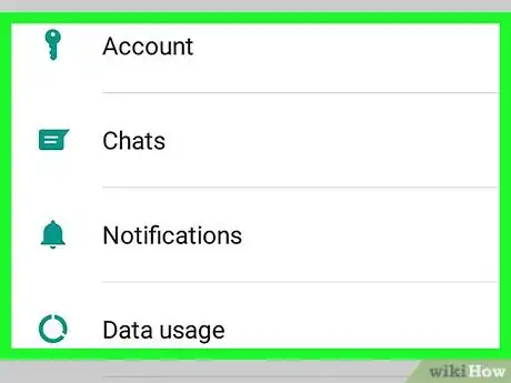 Immagine titolata Change the Settings on WhatsApp on Android Step 4