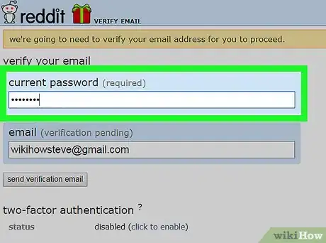 Immagine titolata Verify Email on Reddit Step 2