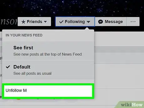 Immagine titolata Stop Seeing a Friend's Likes on Facebook Step 12