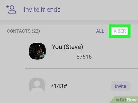 Immagine titolata Delete a Viber Contact on Android Step 3
