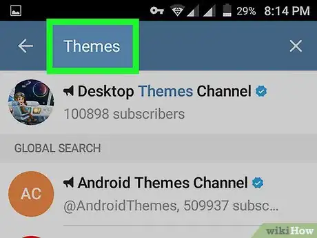 Immagine titolata Install Telegram Themes on Android Step 3