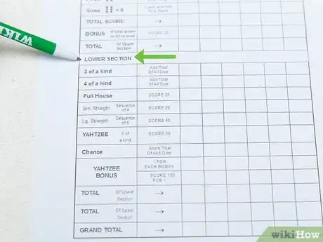 Immagine titolata Play Yahtzee Step 4