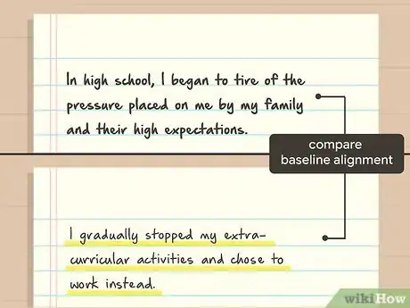 Immagine titolata Analyze Handwriting (Graphology) Step 12