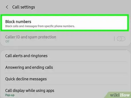 Immagine titolata Block Unknown Numbers on Android Step 9