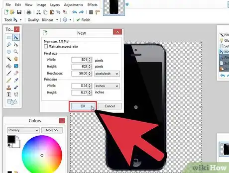 Immagine titolata Make a Drop Shadow in Paint.Net Step 9