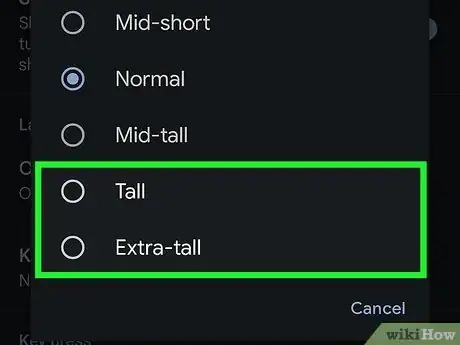 Immagine titolata Make the Keyboard Bigger on Android Step 5