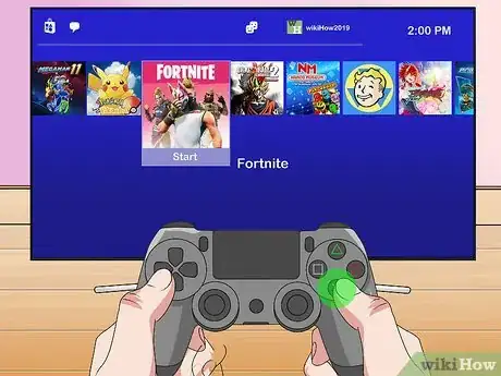 Immagine titolata Get Fortnite Skins on PS4 Step 2