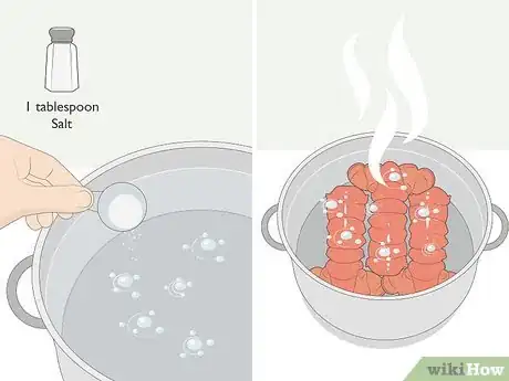Immagine titolata Cook Frozen Lobster Step 6