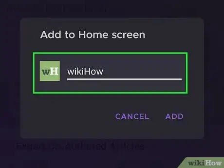 Immagine titolata Set a Bookmark Shortcut in Your Home Screen on Android Step 13