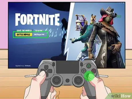 Immagine titolata Get Fortnite Skins on PS4 Step 4