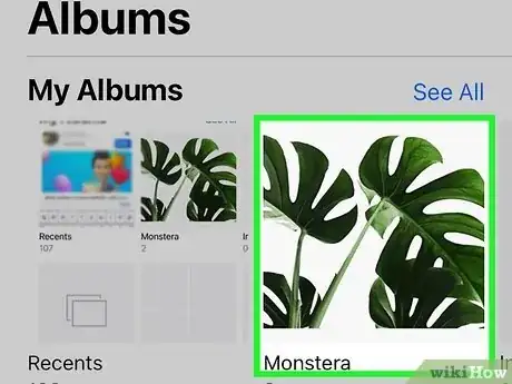 Immagine titolata Make a Private Album on an iPhone Step 3
