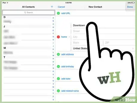 Immagine titolata Add Contacts to an iPad Step 8