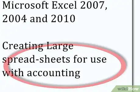 Immagine titolata Write a Summary of Your Computer Proficiency Step 3