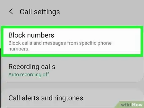 Immagine titolata Unblock a Number on Android Step 10