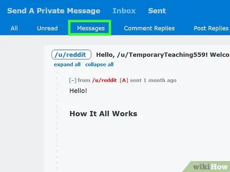Immagine titolata Send Messages on Reddit Step 6