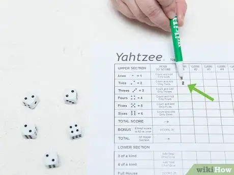 Immagine titolata Play Yahtzee Step 3
