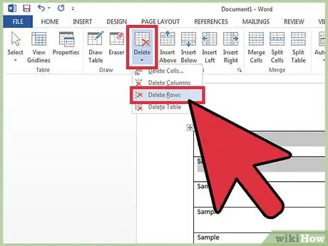 Immagine titolata Add Another Row in Microsoft Word Step 8