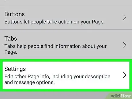Immagine titolata Edit a Facebook Page Name on Android Step 5