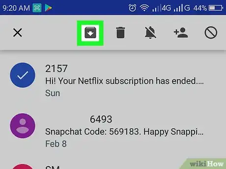 Immagine titolata Hide Messages on Android Step 3