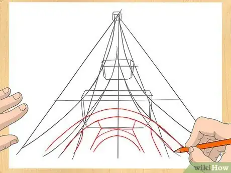 Immagine titolata Draw the Eiffel Tower Step 11