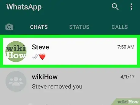 Immagine titolata Hide Chats on WhatsApp on Android Step 3
