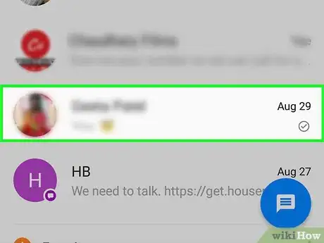Immagine titolata Use Facebook Messenger's Video Effects on Android Step 2