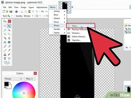 Immagine titolata Make a Drop Shadow in Paint.Net Step 5
