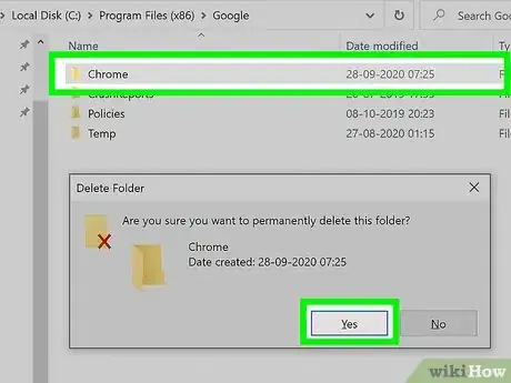 Immagine titolata Reinstall Google Chrome Step 7