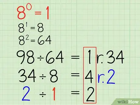 Immagine titolata Convert from Decimal to Octal Step 7