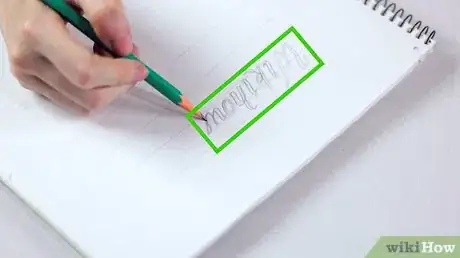 Immagine titolata Write in Calligraphy Step 1