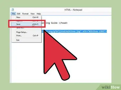 Immagine titolata Insert Images with HTML Step 7