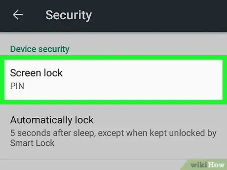 Immagine titolata Turn Off the Lock Screen on Android Step 3